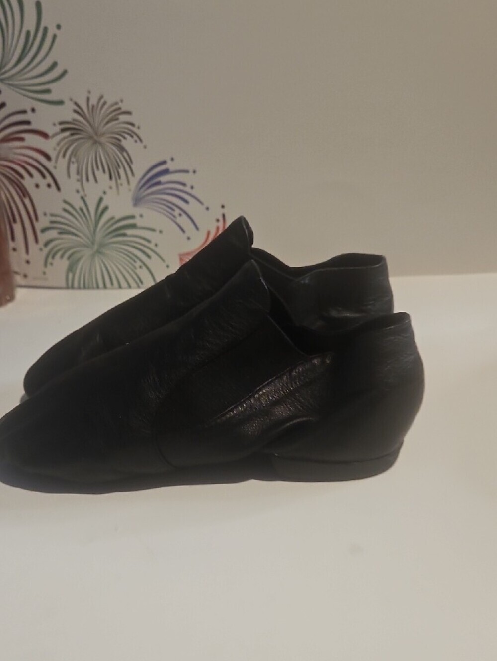 Capezio Black Slip-On Dance Flats - Picture 2 of 8